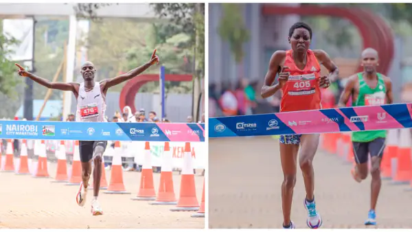 Enock Kipkemboi and Joy Kemuma crowned champions at the 2026 Nairobi City Marathon along the Nairobi Expressway